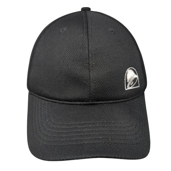 Taco Bell Snapback Cap Black One Size Adjustable Embroidered Lightweight 6 Panel - Picture 1 of 10